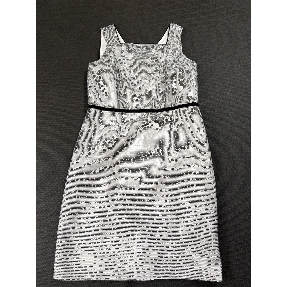 Ann Taylor Size 12 Dress Square Neckline Career to Evening Black‎